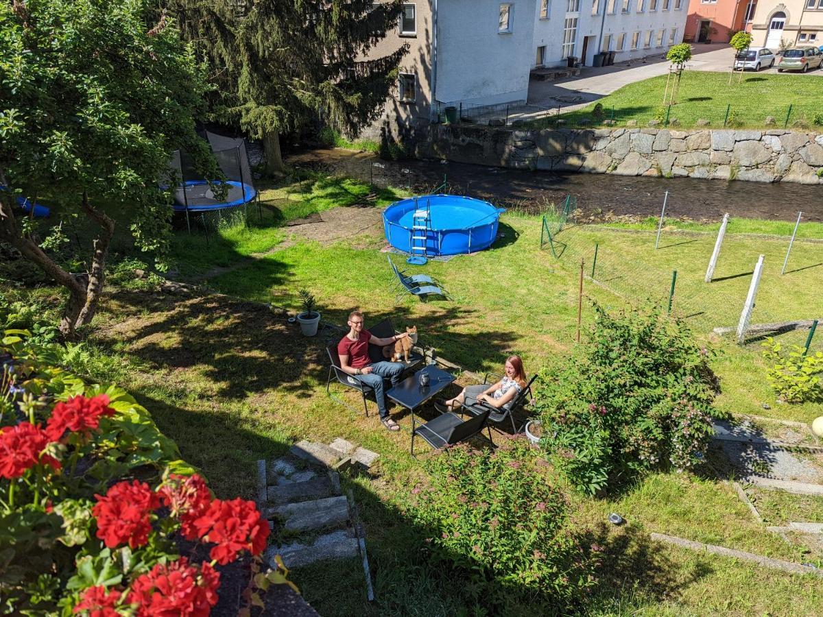 Lichtdurchflutete Helle Wohnung Mit Garten Sauna & Pool - Hw3 Sebnitz Extérieur photo