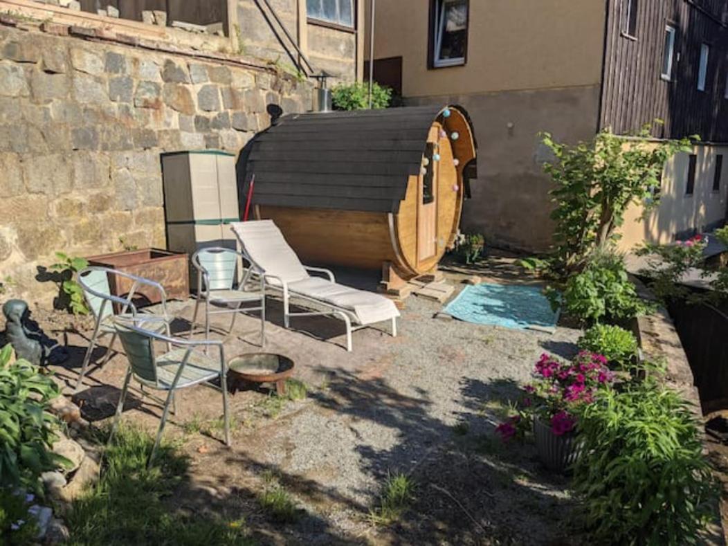 Lichtdurchflutete Helle Wohnung Mit Garten Sauna & Pool - Hw3 Sebnitz Extérieur photo