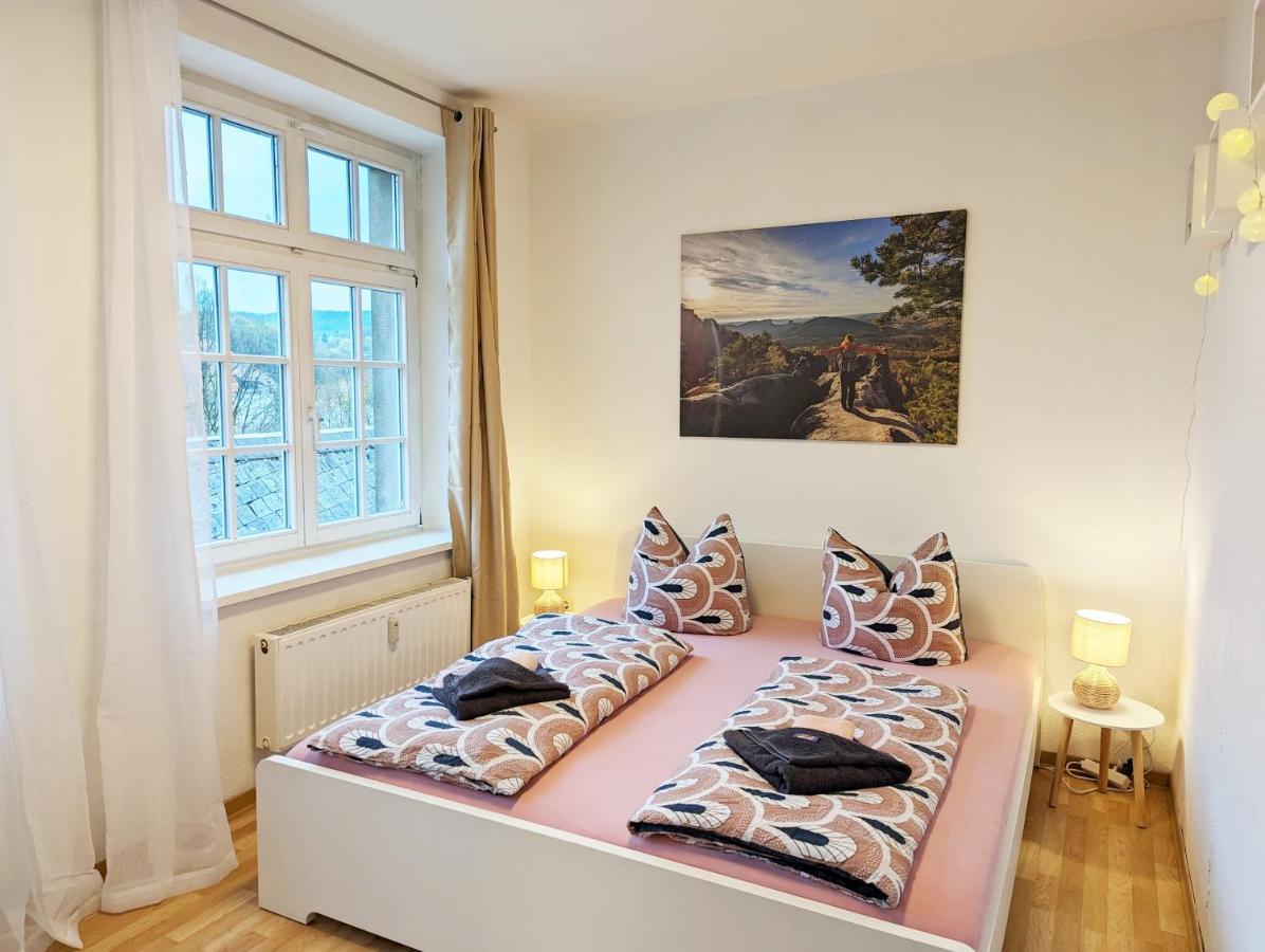 Lichtdurchflutete Helle Wohnung Mit Garten Sauna & Pool - Hw3 Sebnitz Extérieur photo