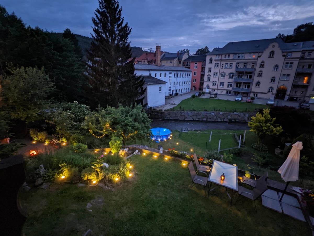 Lichtdurchflutete Helle Wohnung Mit Garten Sauna & Pool - Hw3 Sebnitz Extérieur photo